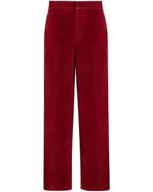 JW Anderson Velvet Pants - Red