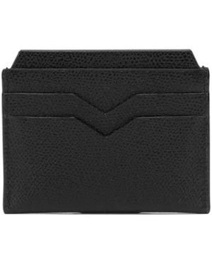 Valextra "4 Cc" Card Holder - Black