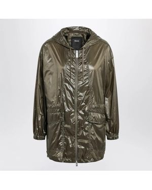 Herno Shiny Nylon Parka - Green