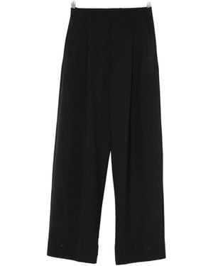 Moncler Genius Wool Blend Trousers - Black