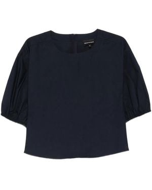 Emporio Armani Cotton Blouse - Blue