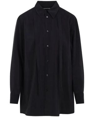 Lemaire Silk-Blend Shirt - Blue