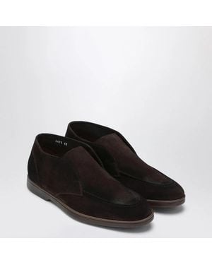 Doucal's Lacefree Desert Boot - Black