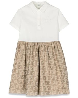 Fendi Junior Dress Fabric - White