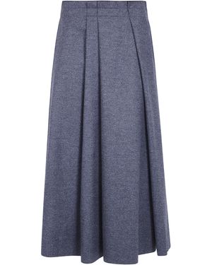 Sofie D ́hoore "Savy" Wide Gathered Skirt - Blue