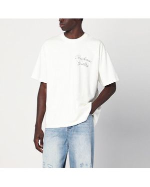 Basketcase Gallery Oversized T-Shirt With Logo Prints - White