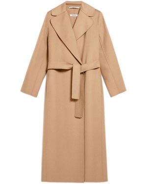 Max Mara S Max Mara Poldo Virgin Wool Coat - Natural