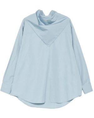 Ami Paris Bandana Cotton Shirt - Blue