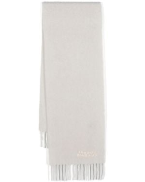 Isabel Marant Firny Wool Scarf - White