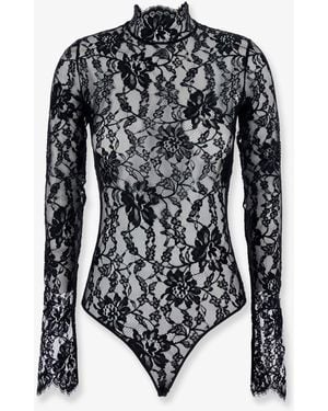 Valentino Lace Body Top - Black