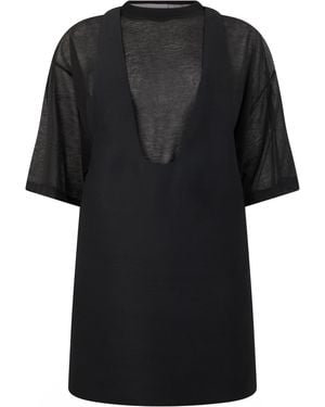 Balenciaga Tshirt Dress - Black