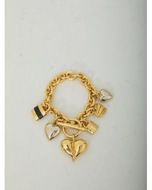 Chloé Paddington Heart-Pendant Bracelet - Metallic