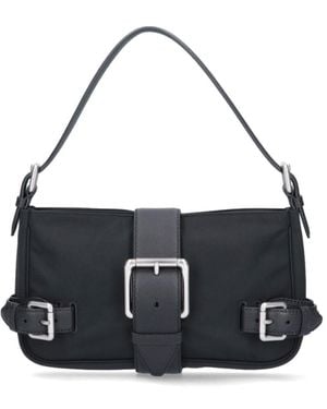Bottega Veneta Buckle Misc Medium Shoulder Bag - Black