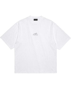 Balenciaga Medium Fit T-Shirt - White