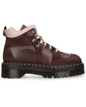 Dr. Martens Zuma Wooly Bully Hiker Boots - Brown