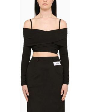 Dolce & Gabbana Dolce&Gabbana Top With Boat Neckline - Black