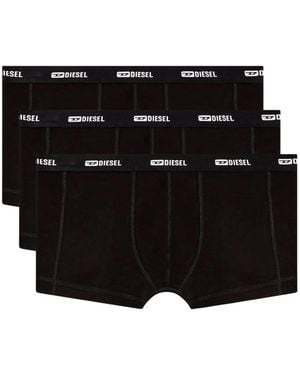 DIESEL 3Pack Boxer Con Logo - Black