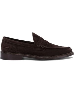 Tricker's Leather Loafers - Black