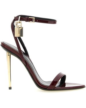 Tom Ford 'The Padlock' Sandals - Black