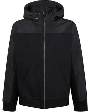 Givenchy Cotton Hoodies Windbreaker - Blue
