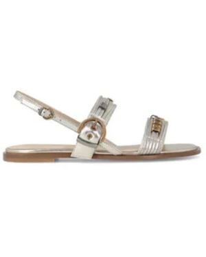 Pinko Tone Bead Embellishment Shoes - Metallic