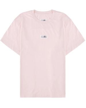 MM6 by Maison Margiela T-Shirt "Numeric" - Pink