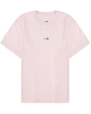 MM6 by Maison Margiela T-Shirt "Numeric" - Pink