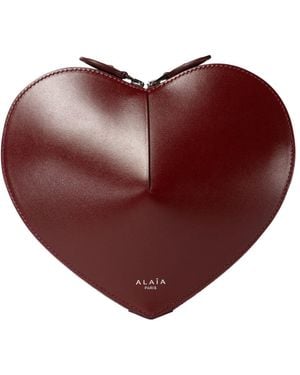 Alaïa Alaia "Le Cœur" Small Crossbody Bag - Red