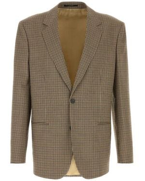 Gucci Wool Single-Breasted Blazer Jacket - Green