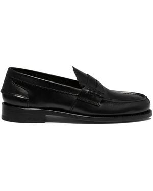 Saxone Of Scotland "Arran" Loafers - Black