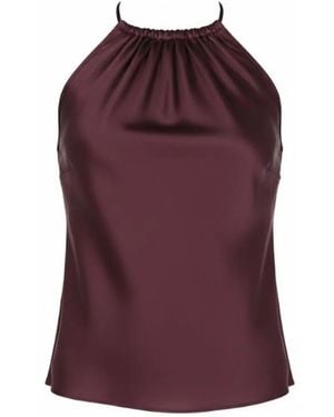 Pinko Thin Strap Sleeveless Top - Purple