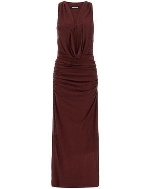 ROTATE BIRGER CHRISTENSEN Rotate Birger Christensen Halterneck Maxi Dress - Purple