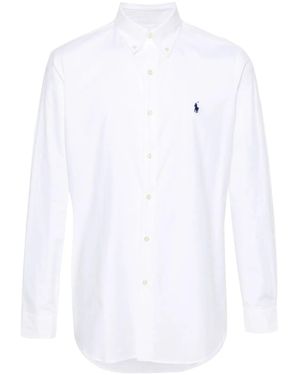 Ralph Lauren Stretch Poplin Shirt - White