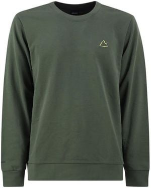 Patagonia Organic Cotton Mountain Logo Crewneck Sweatshirt - Green