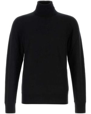 The Row Turtle Neck Jumpers - Black