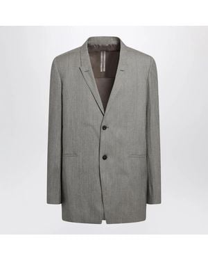 Rick Owens Mélange Concordian Blazer - Grey