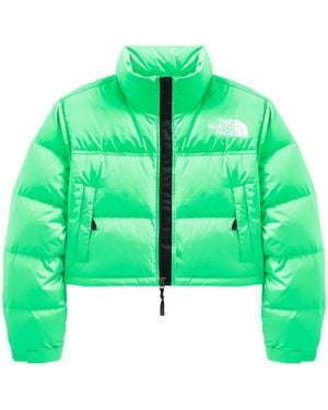 The North Face Nuptse Short Down Jacket - Green