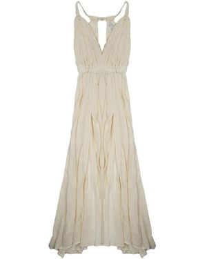 120% Lino Abito - White