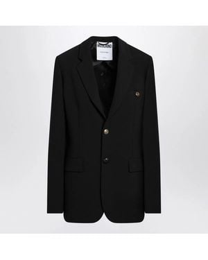 Moschino Single-Breasted Jacket - Black