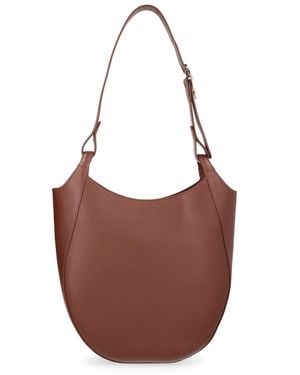 Longchamp Borsa Hobo Le Foulonné Large - Brown