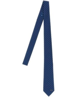 Gucci 'Morsetto' Tie - Blue