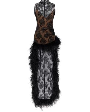 GIUSEPPE DI MORABITO Dress With Train - Black