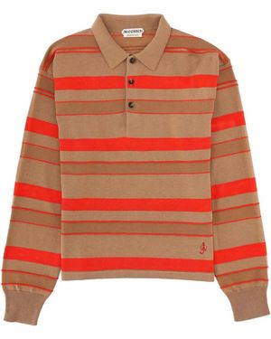 JW Anderson Polo Shirt With Logo - Orange