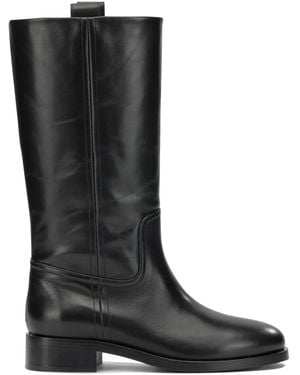 Aeyde "Theo" Knee-High Boots - Black