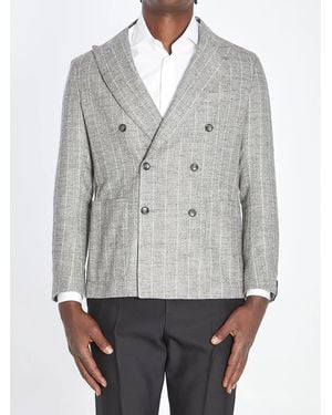 Tagliatore Montecarlo Double-Breasted Jacket - Grey