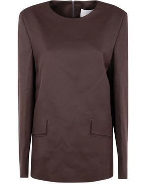 Entire studios "Tailored" Top - Brown