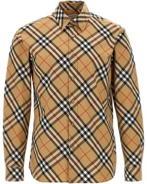Burberry Check Shirt - Grey