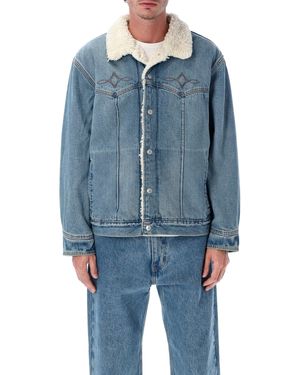 Levi's Denim Western Sherpa Trucker Jacket - Blue