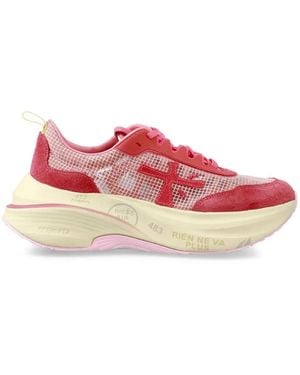 Premiata Hill Timeless Chunky Trainers - Pink
