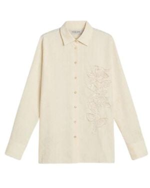 Golden Goose Cotton Sequined Shirt - White
